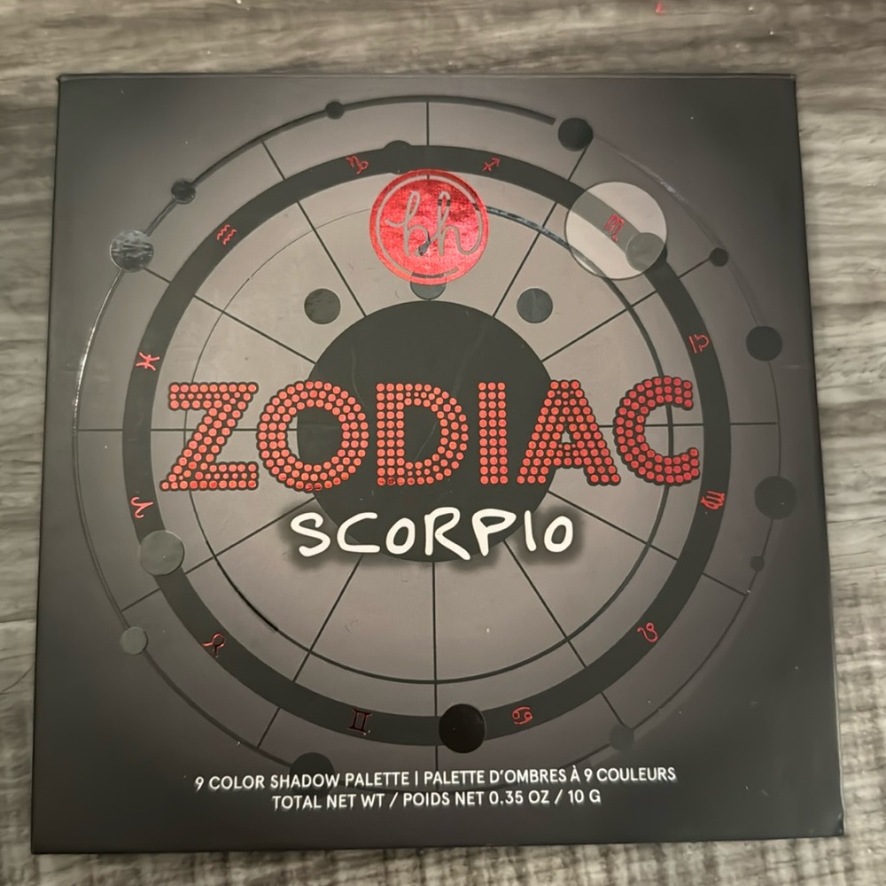 BHCOSMETICS ZODIAC SCORPIO EYESHADOW PALETTE
